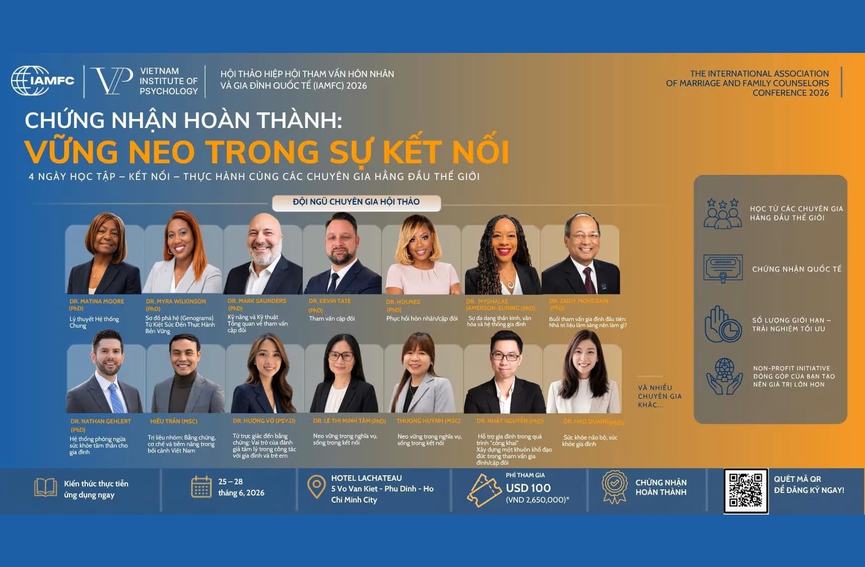 The International Association of Marriage and Family Counselors (IAMFC), Hieu Tran